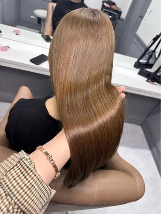 ロング カラー 🎀tomoka🎀 髪質改善/ハイトーンのヘアスタイル