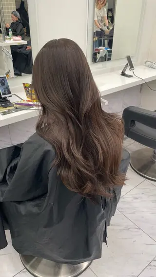ロング 🖤暗髪 | 艶髪 |透明感カラー ゆりのヘアスタイル