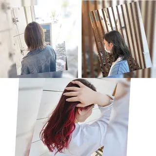 カラー SALOWIN栄 高須大貴のヘアスタイル