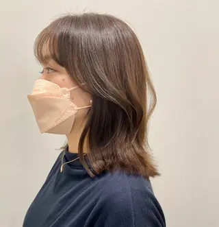 ミディアム Yuka ∥ 深層筋 ×睡眠改善ヘッドスパのヘアスタイル
