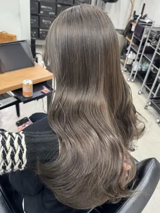 セミロング カラー Rico / bob/グレージュのヘアスタイル