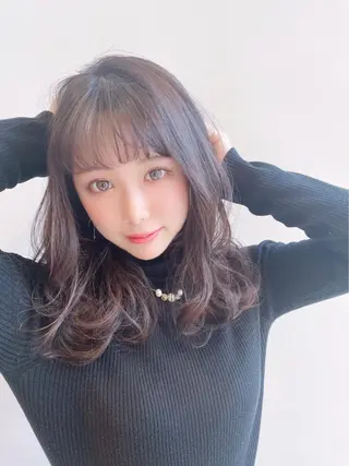 ミディアム ♡大人カワイイ hair♡徳井はやとのヘアスタイル