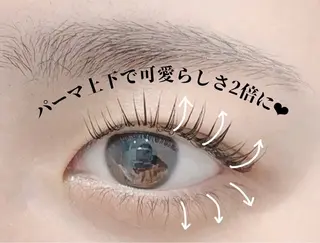 マツエク・マツパ memoto 心斎橋店のマツエク・マツパデザイン
