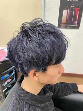 ショート カラー メンズ 堀 広夢のヘアスタイル