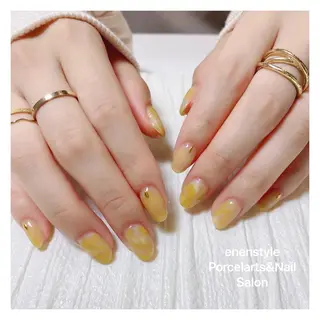 ミディアム ネイル 🐾enen style 🐾のネイルデザイン