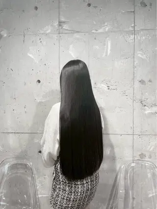 ロング カラー ヘアアレンジ メンズ さくら🍒 暖色カラー/髪質改善のヘアスタイル