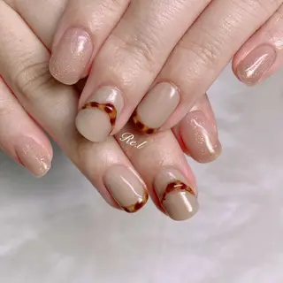 ネイル モチの良さ◉ フィルインネイル♡のネイルデザイン