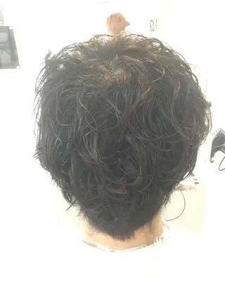 パーマ メンズ メンズ特化フェード パーマ小林裕史のヘアスタイル