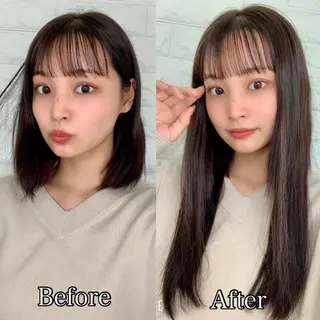 ロング プルエクステで憧れの ロングヘアに✨蛇石のヘアスタイル