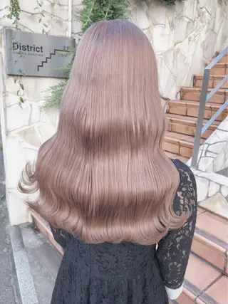 セミロング カラー ヘアアレンジ メンズ特化モテヘア 🌙Nanakaの眉毛・アイブロウイメージ