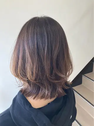 ミディアム 阿部 雲母のヘアスタイル