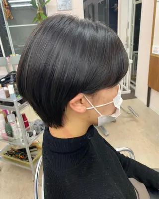 ショート 髪質改善QOLU 石川のヘアスタイル