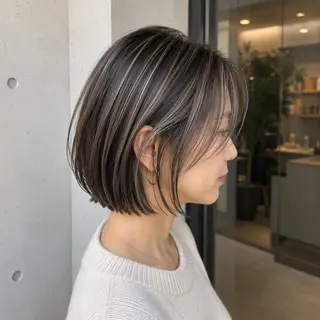 カラー 白髪ぼかしのプロ ✨たいきのヘアスタイル