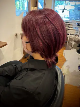 ミディアム 馬場 麻奈美のヘアスタイル