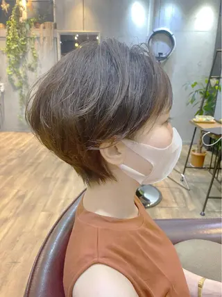ショート パーマ 増山 大起のヘアスタイル