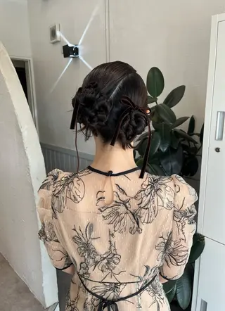 ヘアアレンジ 金沢市/美容師/ 岡島由希美のマツエク・マツパデザイン