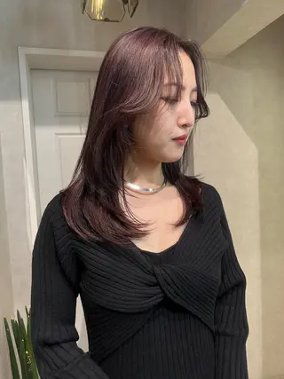 セミロング カラー サトウミノリ韓国ヘア 韓国メンズヘアのヘアスタイル