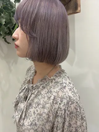 ミディアム カラー 💛🤍U too e’s /店長🧸のヘアスタイル