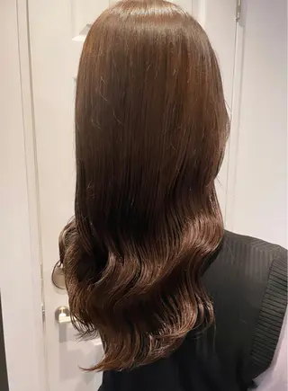 ロング カラー ヘアアレンジ REONA🪽✨薬院 レイヤーカット🫧のヘアスタイル
