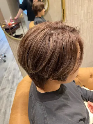 ショート カラー Uo/透明感カラー /髪質改善のヘアスタイル