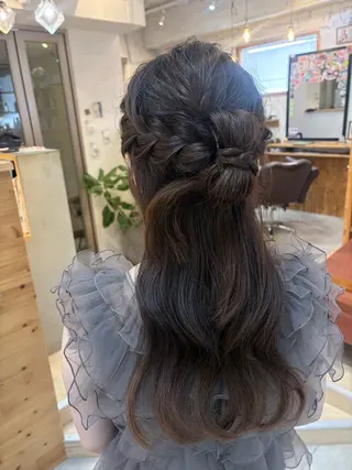 ヘアアレンジ cana 札幌レイヤースタイルのヘアスタイル