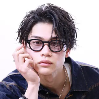 ミディアム パーマ メンズ お悩み×垢抜け特化 KAYA/渋谷のヘアスタイル