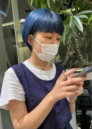 ショート カラー メンズ清潔感のプロ 💈メンズパーマ藤田のヘアスタイル