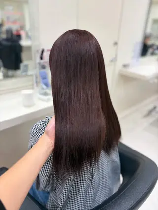 ロング カラー レイヤー×大人可愛い ベージュHARUNAのヘアスタイル
