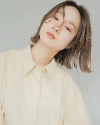 ショート 縮毛矯正×ボブ🥣 オイカワ レイのヘアスタイル