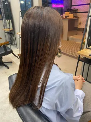 ロング パーマ スギモト リョウのヘアスタイル
