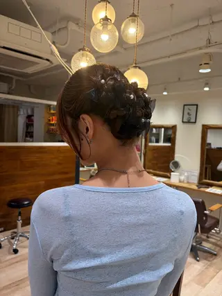 ヘアアレンジ カットパーマ/ レイヤー/ココミ🧚のヘアスタイル