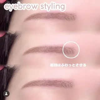 アイブロウ Yuueye 鹿児島天文館店　ゆきの眉毛・アイブロウイメージ