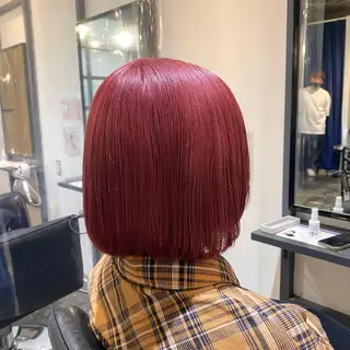 ショート カラー マンツーマン女性 美容師 奏のヘアスタイル