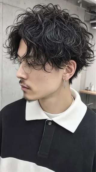 ショート カラー メンズ 🍒モテ暖色カラー × うる艶✧ ゆなのヘアスタイル
