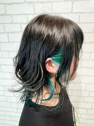 ミディアム カラー AMITYメンズ特化 ASUMIのヘアスタイル