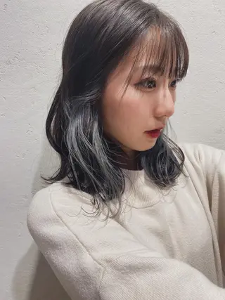 ミディアム ♡レイヤーカット れお♡のヘアスタイル