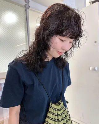 パーマ morita yunaのヘアスタイル