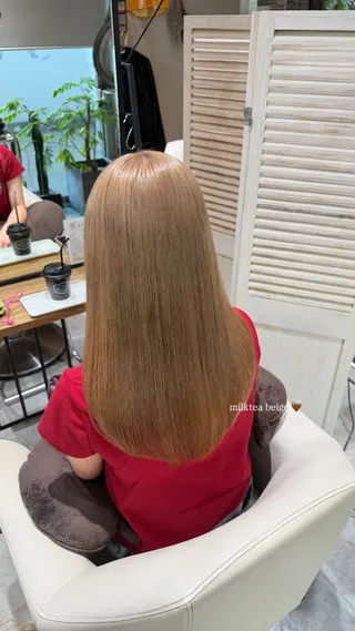 ロング カラー Glimpseあやね 🎀大濠/髪質改善のヘアスタイル