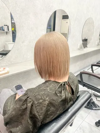 ショート 🦋ハイトーン🦋 石山 希理🦋のヘアスタイル
