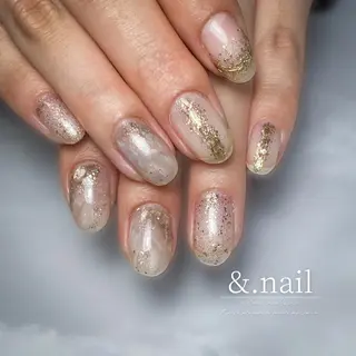 ネイル &.nail/ ニュアンス/持込み可のネイルデザイン