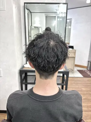 ショート パーマ メンズ 【メンズ特化】 横浜美容師kuのヘアスタイル