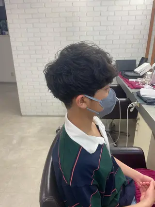ショート メンズ ブリーチカラー🫧 森　凪沙のヘアスタイル