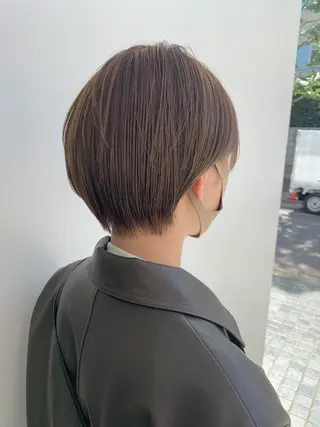 ショート カラー マンツーマン×半個室 まちだきょうすけのヘアスタイル