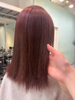 ミディアム カラー 艶カラー/似合わせ /れんかのヘアスタイル
