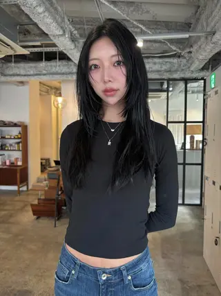 ロング カラー yu maのヘアスタイル