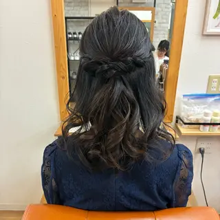 ミディアム ヘアアレンジ KAREN🕊️ 大宮美容室のヘアスタイル