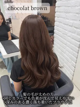 ロング カラー 【盛れウルフ/ レイヤー】🖤ゆまののヘアスタイル