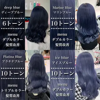セミロング カラー 💗爆美女製造機💗 ハイトーン-髪質改善のヘアスタイル