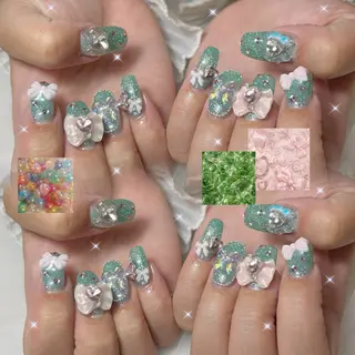 ネイル 🎀 アネラ しま  🎀のネイルデザイン