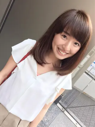 ミディアム 松永 雄樹のヘアスタイル
